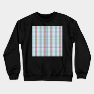 Spring Aesthetic Artair 2 Hand Drawn Textured Plaid Pattern Crewneck Sweatshirt